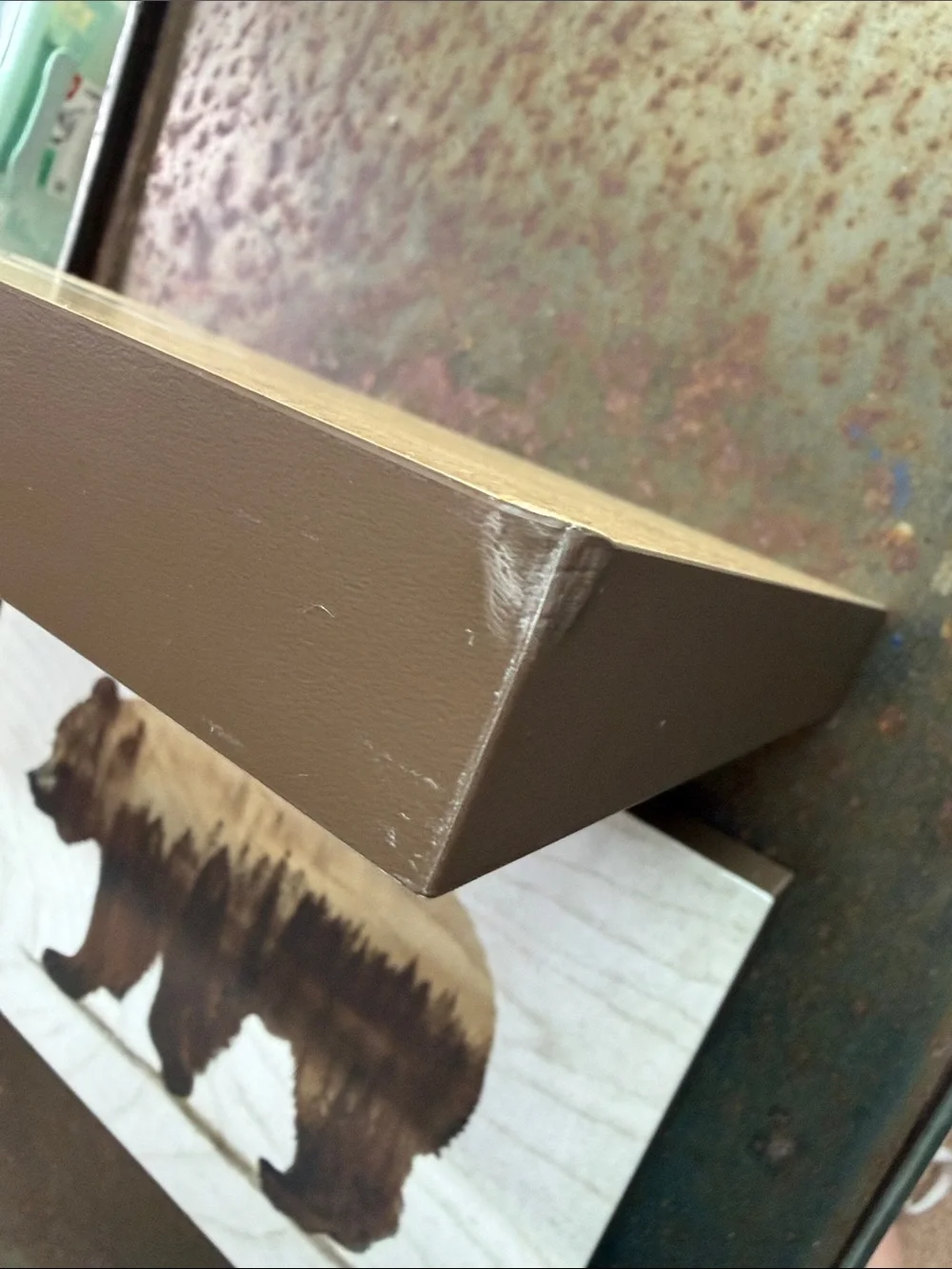 IKEA BJORNAMO “Wild Animals II” Deer & Bear Wooden Block Wall/Shelf Art Set
